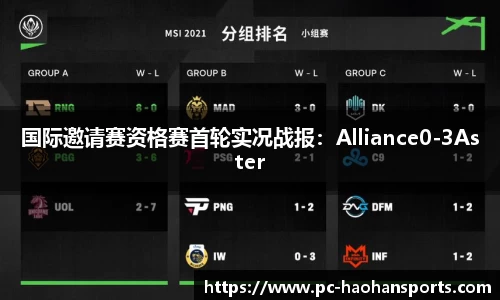 国际邀请赛资格赛首轮实况战报：Alliance0-3Aster